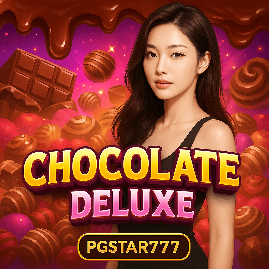 CHOCOLATE DELUXE สล็อตธีมช็อกโกแลตสุดหรู แตกง่ายที่ PGSTAR777