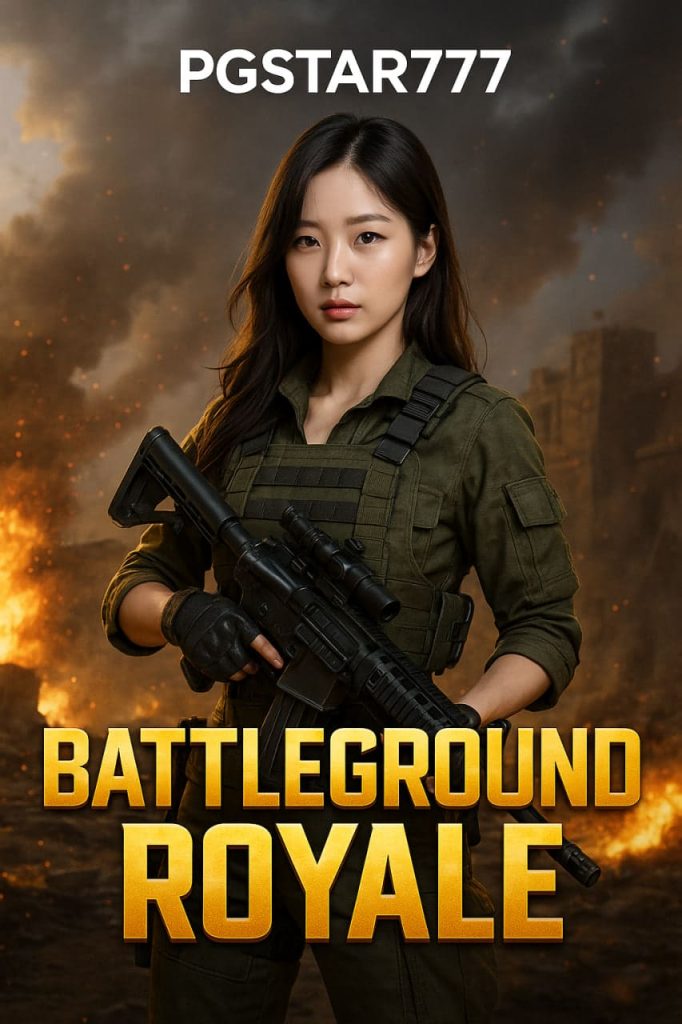 BATTLEGROUND ROYALE สล็อตแนวแอ็กชันสุดมันส์แตกง่าย PGSTAR777