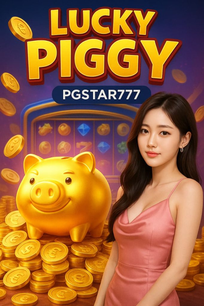 LUCKY PIGGY สล็อตหมูนำโชค โบนัสแตกง่ายที่ PGSTAR777