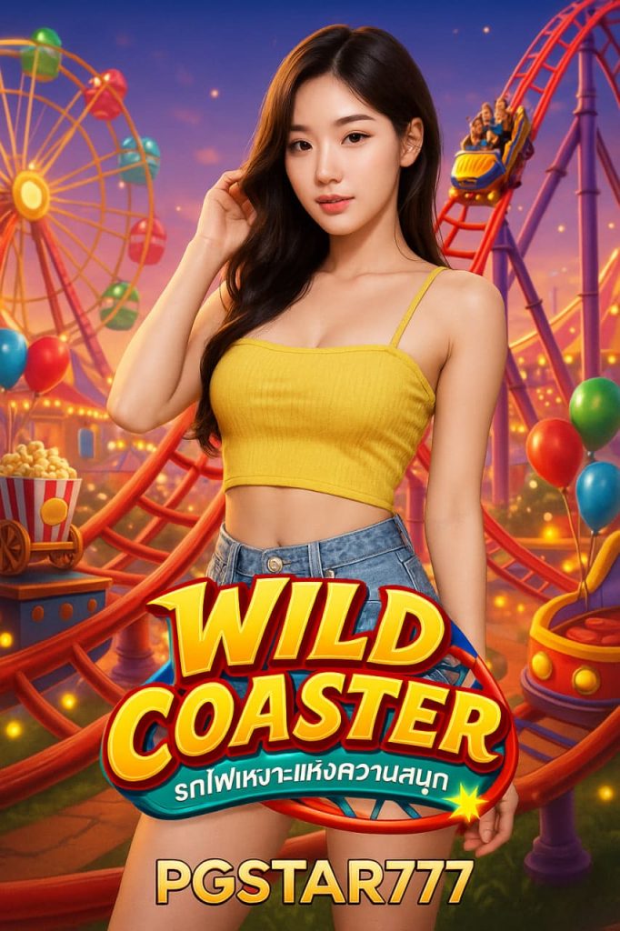 WILD COASTER รถไฟเหาะแห่งความสนุก ระเบิดโบนัสสุดมันส์กับ PGSTAR777