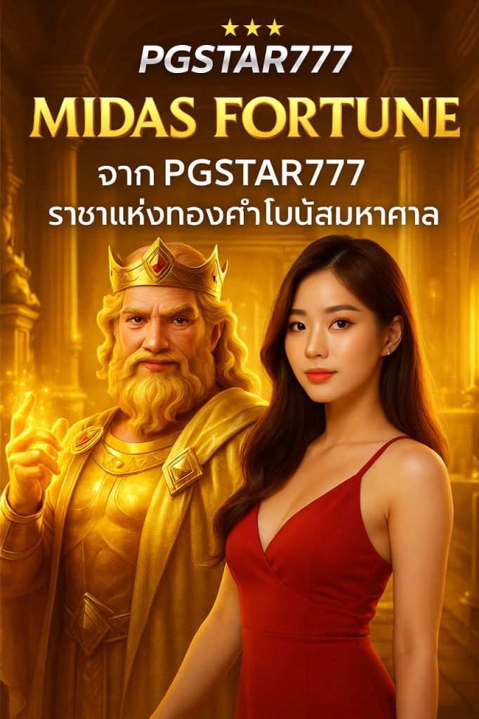 MIDAS FORTUNE จาก PGSTAR777 ราชาแห่งทองคำโบนัสมหาศาล