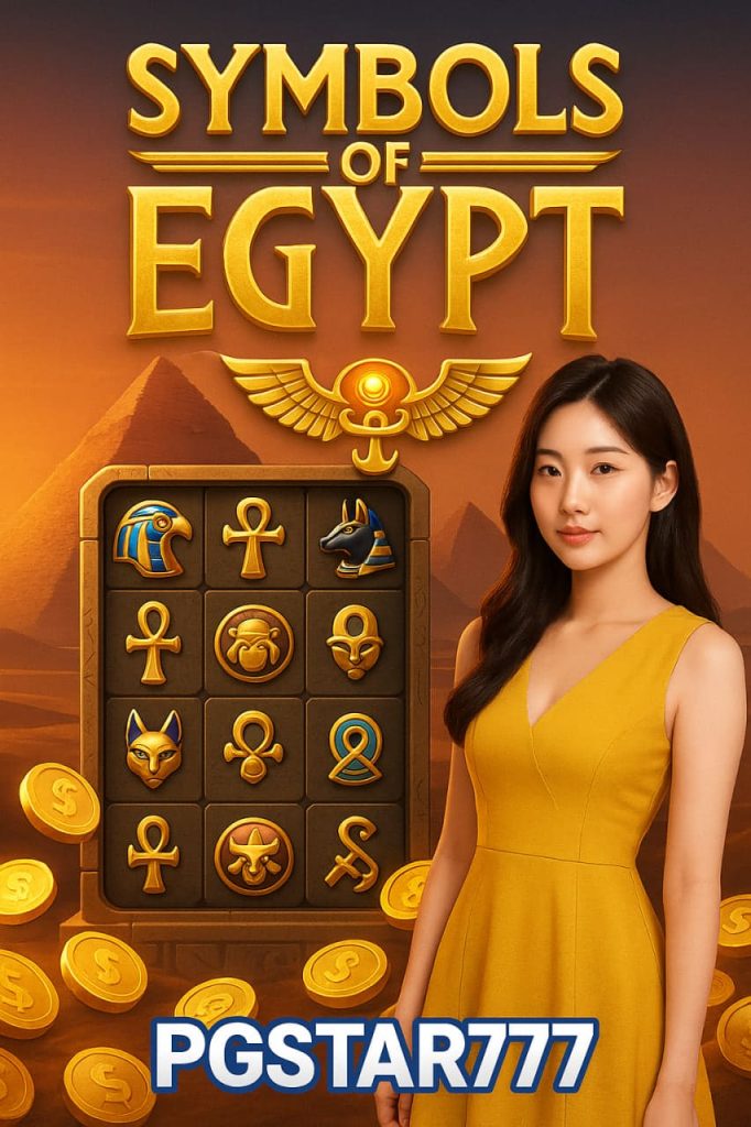 SYMBOLS OF EGYPT สล็อตสัญลักษณ์อียิปต์บน PGSTAR777