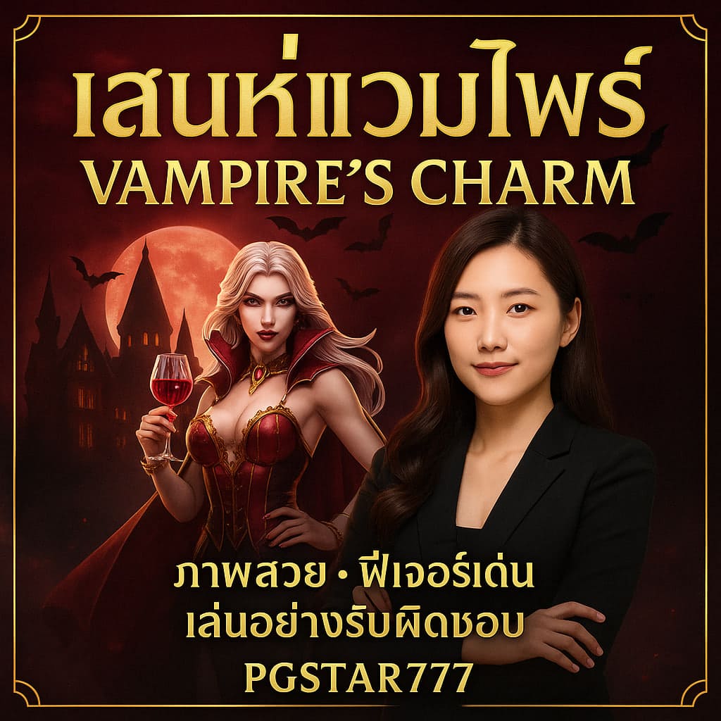 VAMPIRE'S CHARM รีวิวธีมแวมไพร์สุดลึกลับ | PGSTAR777